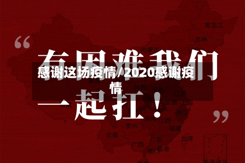 感谢这场疫情/2020感谢疫情