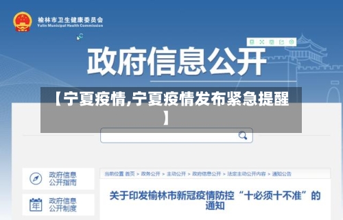 【宁夏疫情,宁夏疫情发布紧急提醒】-第2张图片