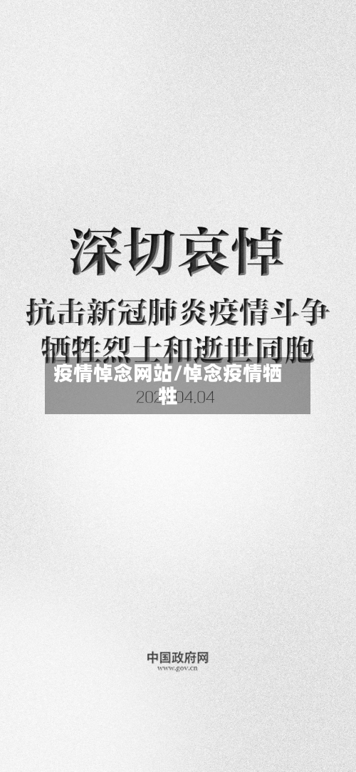 疫情悼念网站/悼念疫情牺牲