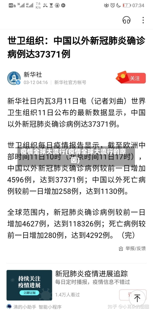 疫情全球大流行(疫情全球大流行的原因)