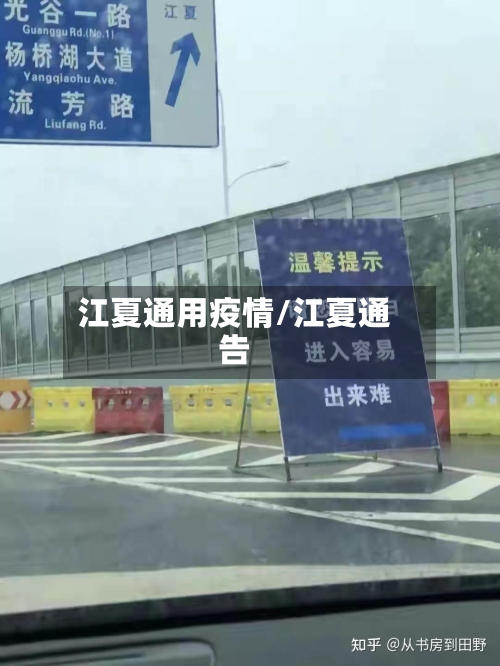 江夏通用疫情/江夏通告-第3张图片