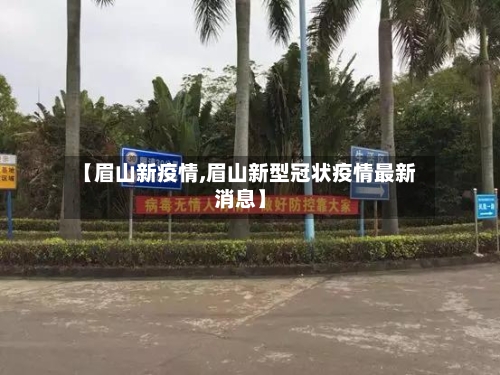 【眉山新疫情,眉山新型冠状疫情最新消息】