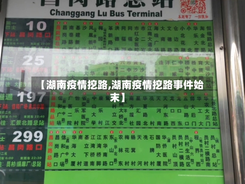 【湖南疫情挖路,湖南疫情挖路事件始末】-第2张图片
