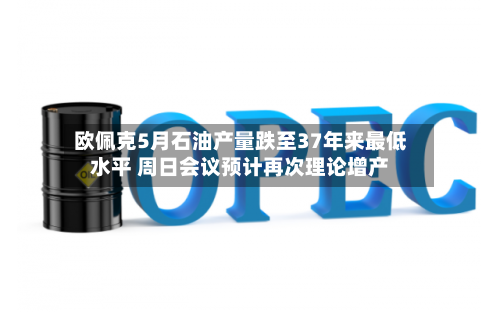 欧佩克5月石油产量跌至37年来最低水平 周日会议预计再次理论增产-第2张图片
