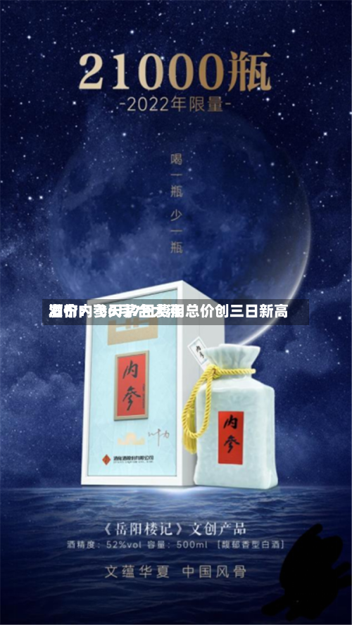酒价内参6月7日费用发布：飞天茅台大涨 总价创三日新高-第3张图片