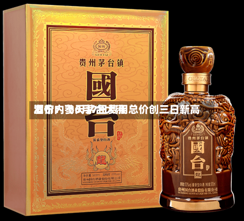 酒价内参6月7日费用发布：飞天茅台大涨 总价创三日新高